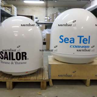 Предпродажная подготовка и тестирование антенн Cobham марок Sailor и SeaTel
